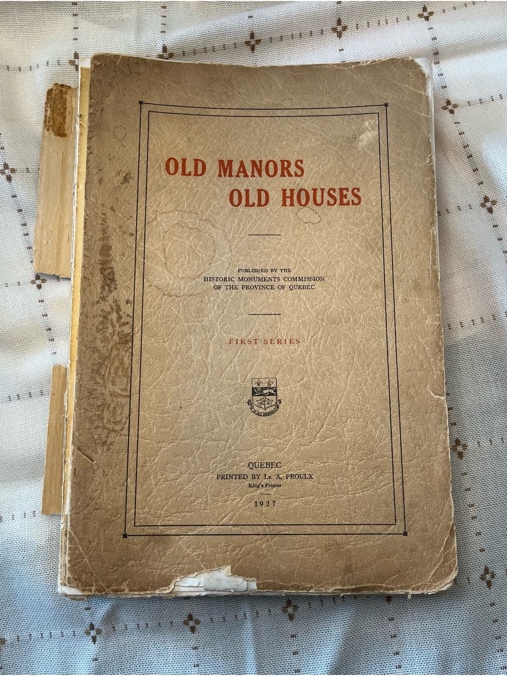 Rare Edition of Old Manors Old Houses 1927